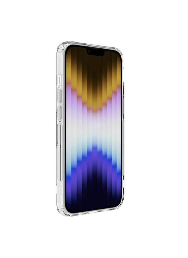 Nillkin - Crystal Clear Designed for iPhone 14 Pro Max Case, Slim Thin Shockproof Protective Phone Case, Non-Yellowing - Clear - Image 1