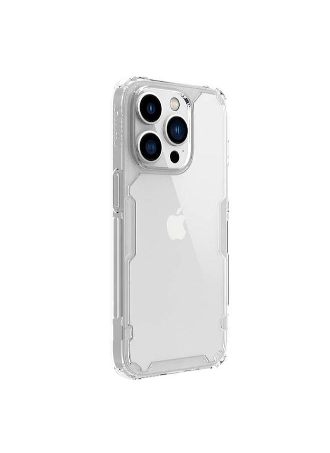 Nillkin - Crystal Clear Designed for iPhone 14 Pro Max Case, Slim Thin Shockproof Protective Phone Case, Non-Yellowing - Clear - Image 1