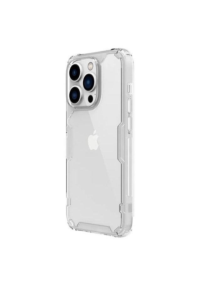 Nillkin - Crystal Clear Designed for iPhone 14 Pro Max Case, Slim Thin Shockproof Protective Phone Case, Non-Yellowing - Clear - Image 1