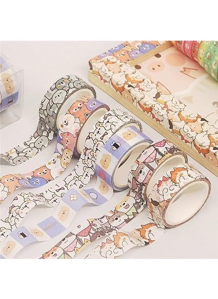 RICHI THE HOME DECOR RICHI THE HOME DECOR Washi Tape Set Golden Foil Decorative Japanese Masking Paper Tape for Scrapbooking Planners CardGift Wrapping DIY Decor and Craft Supplies 20  - Image 3