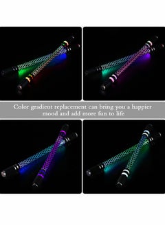 SYOSI Spinning Rotating Pen, 2 Pieces LED Rolling Finger Rotating Pen Anti Slip Coating Spinning Pen Spinning Ballpoint Pen for Student Entertainment, Unable to Write (Black & Silver)  - Image 5