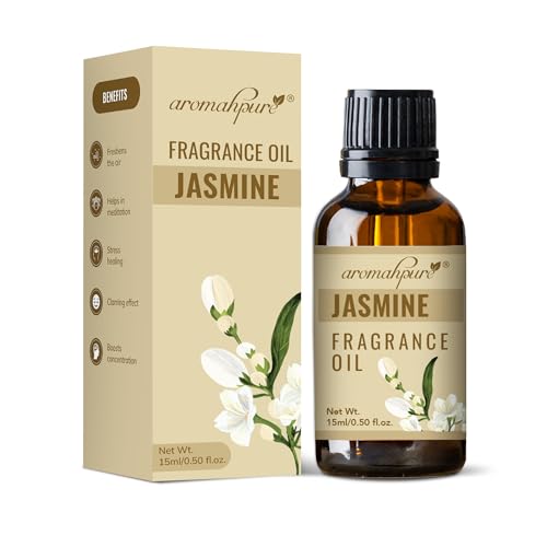 Aromahpure Fragrance Oil | 15 ml | Jasmine Aroma Oil for Home Fragrance | Best for Aromatherapy | Helps in Meditation | Used in Diffusers, Candles, Air Fresheners, Soaps, IFRA Certified - Image 1