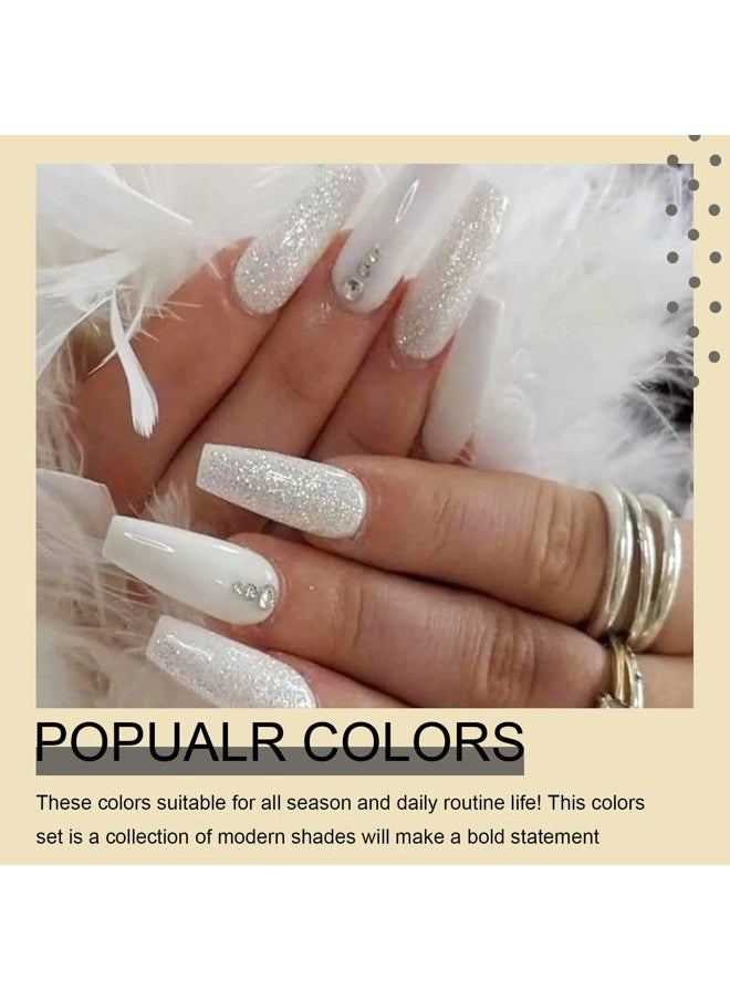Arte Clavo - White Gel Nail Polish, 15ml White French Tip Nail Polish Soak Off Gel Polish Nail Art Manicure Salon DIY Gel Nail Design Decoration at Home Nail Lamp Needed Nails Manicure Kit Gifts 1323… - Image 1