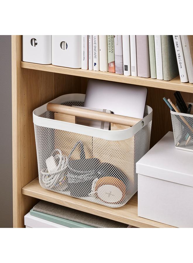 erorex Basket with compartments, white, 33x24x23 cm - Image 3