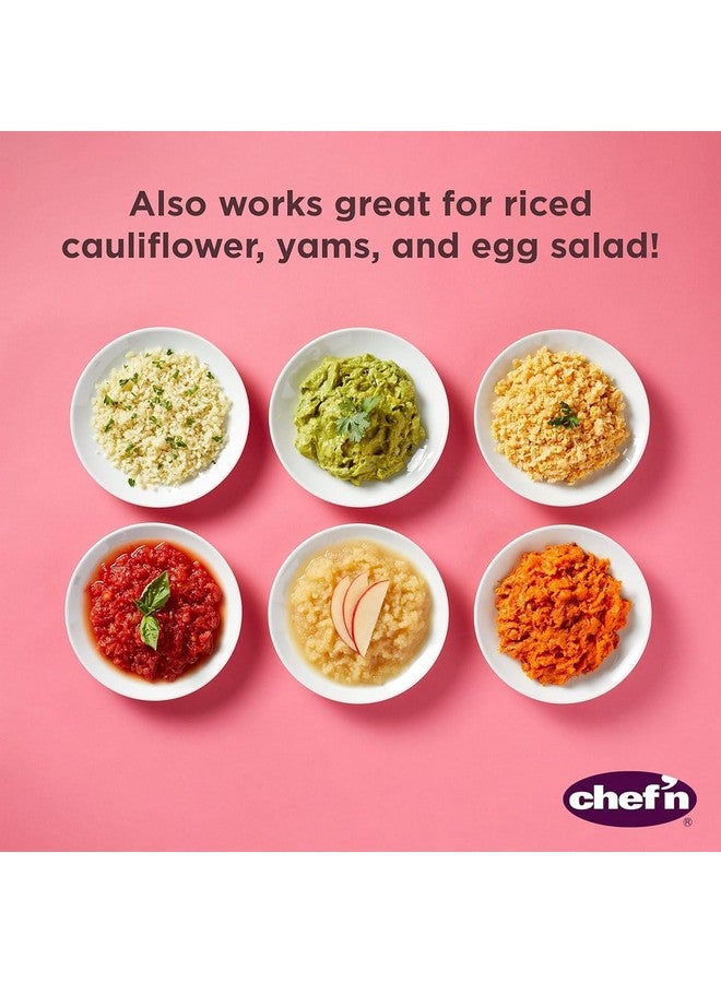 شيف إن هرس البطاطس والخضراوات من شيفن، أداة مطبخ متينة للضغط والهرس، لون أسود - Image 5