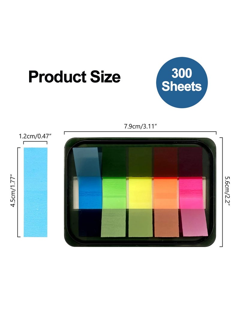 GNAFOTU 3 Boxes Sticky Index Tabs, Translucent Index Flags, Pop Up Index Tabs, Fluorescent Sticker Tabs Note for Annotating Books Page Marks Bookmarks Classify File - Image 3