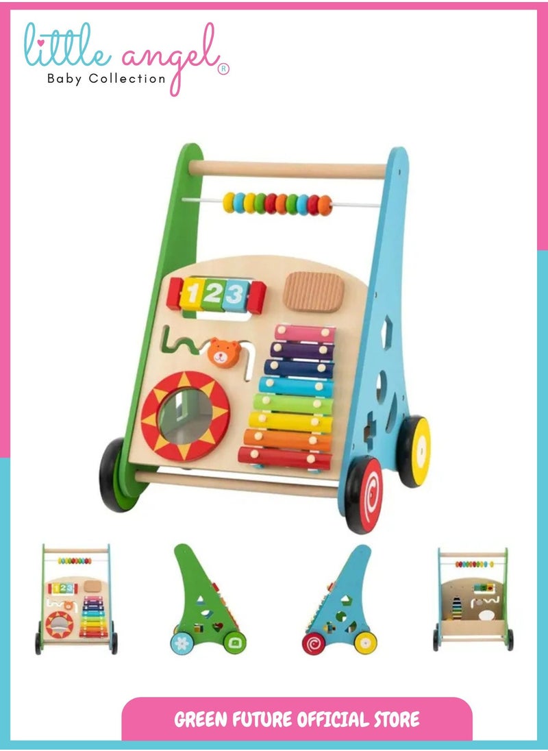 Wooden Baby Walker Montessori Baby Activity with Toy Educational Interactive Learning Push for Toddlers for 1 Year Old - pzsku/ZDF9E3C5C31485C41266CZ/45/_/1740644827/2aefa9db-4277-4ab9-b349-7c83e3c6b6d8