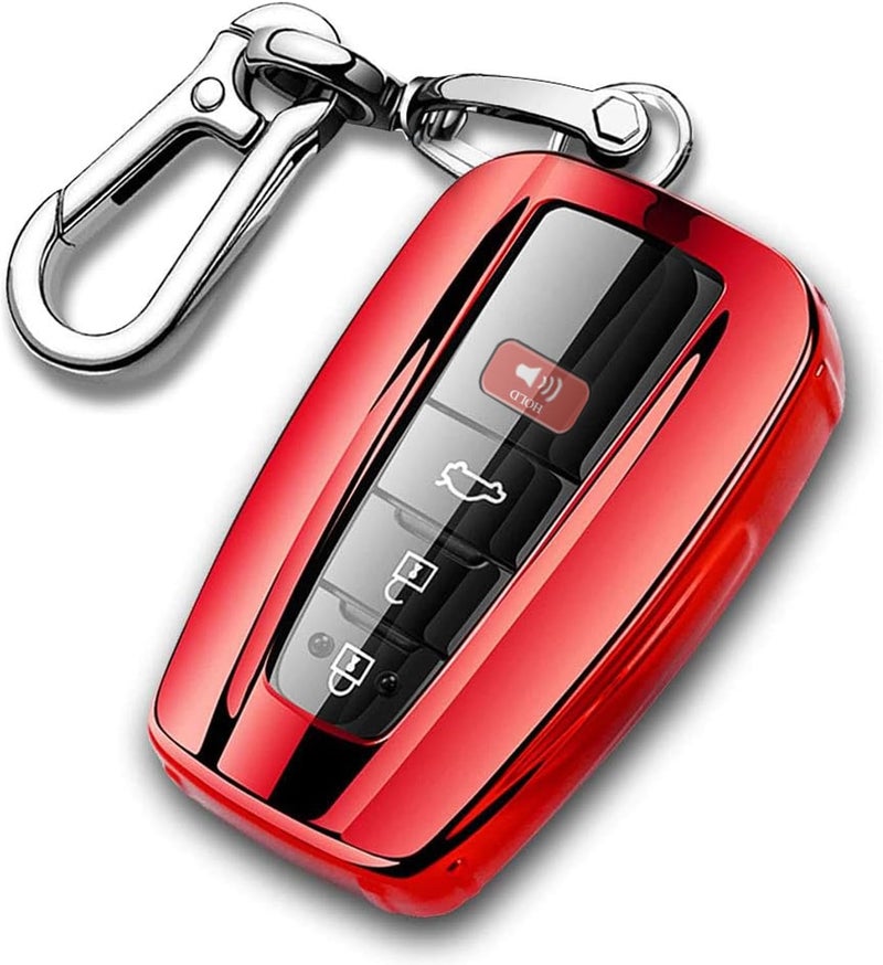 QBUC for Toyota Quicksand TPU car Key Cover, Quicksand Full Coverage Protection Quicksand Keychain Cover - Image 1
