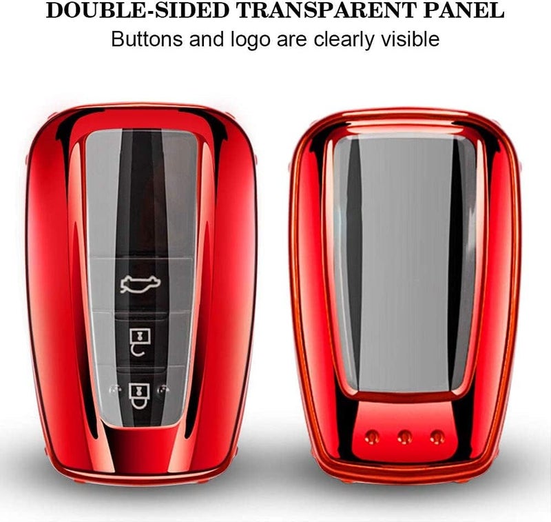 QBUC for Toyota Quicksand TPU car Key Cover, Quicksand Full Coverage Protection Quicksand Keychain Cover - Image 3