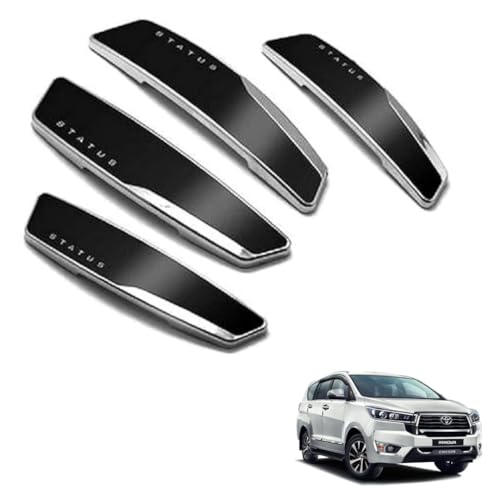 Autokaar Status Car Door Edge Guard Scratch Protector Black Universal for Toyota Innova/Hyryder/Fortuner/Glanza/Camry/Cruiser/Rumion/Crysta/Etios/Liva/Corolla Altis/Yaris - Image 1