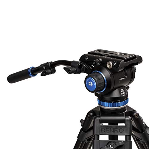Benro S8 PRO Flat Base Fluid Video Head, 17.6 lb Max, 8 Step Counterbalance (0-7), 3/8"-16 Accessory Mounts, 3/8"-16 Head Mount, w/Pan Arm (S8PRO) - Image 3