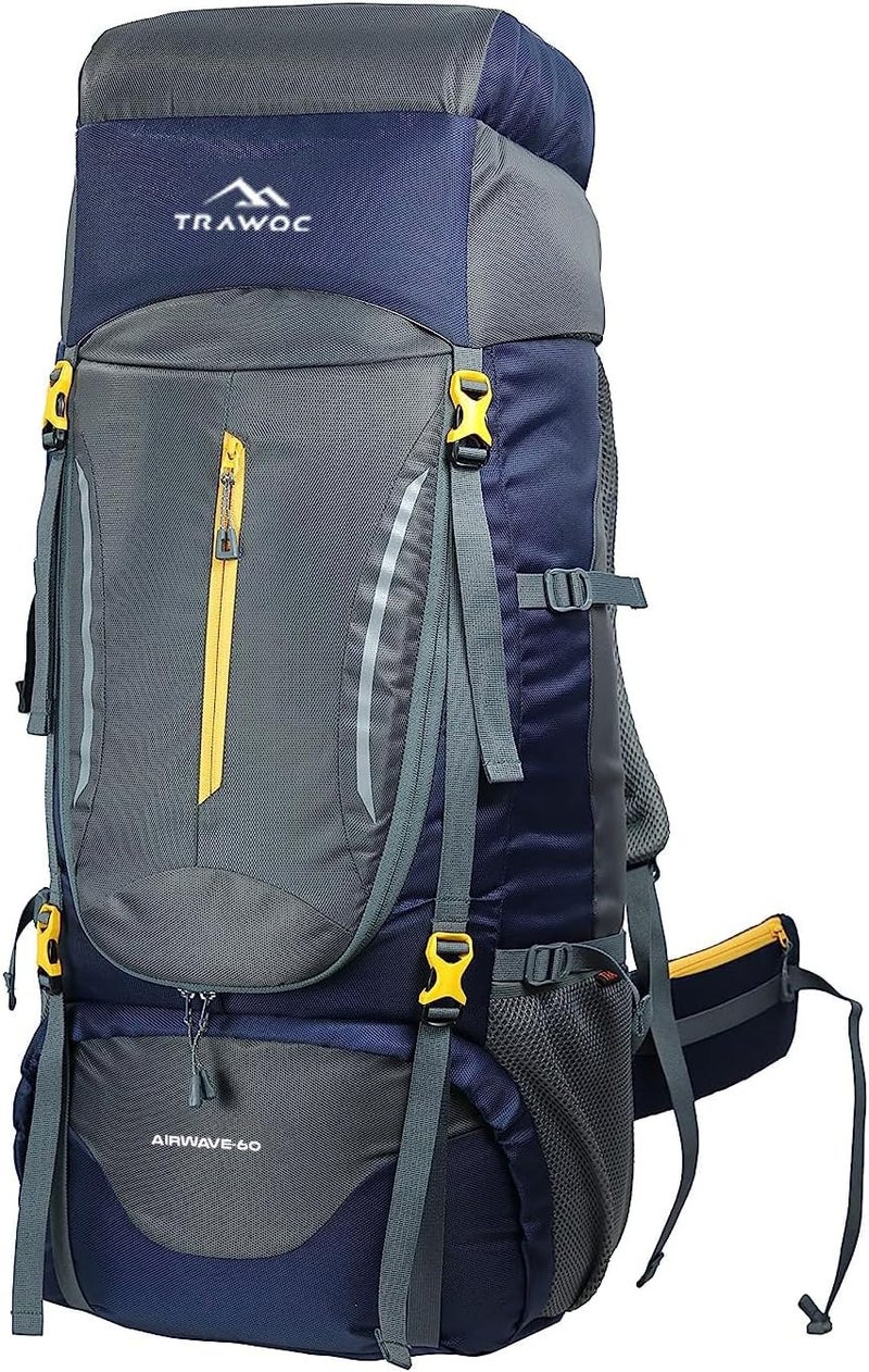 TRAWOC AIRWAVE 60L Travel Backpack - Image 1