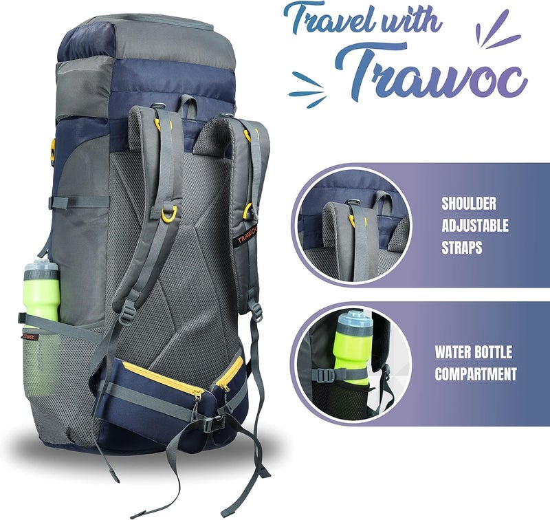 TRAWOC AIRWAVE 60L Travel Backpack - Image 4