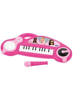 Lexibook Barbie Electronic Piano | For Kids and Girls | Light Effects | Microphone | Drums | Built-in Speaker | DJ Player | Pink  - Image 2