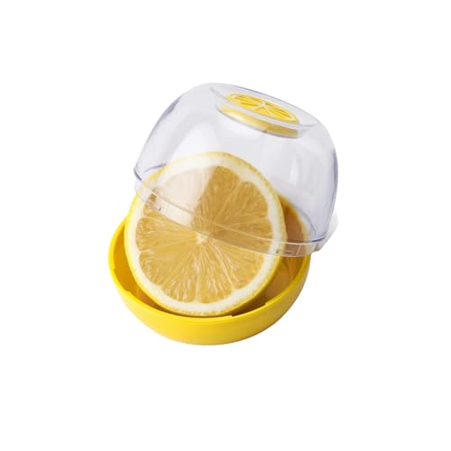 Joie Fresh Flip Pod Lemon Storage Container, Keeps Leftover Half Flavorful and Firm in Fridge, Reusable Kitchen Gadget, BPA Free, Dishwasher Safe - Image 1
