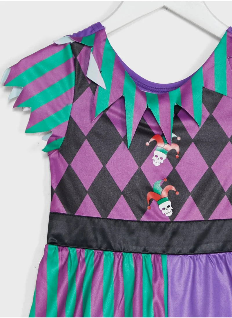 Rubies Costume Kids Harlequin Jester Costume