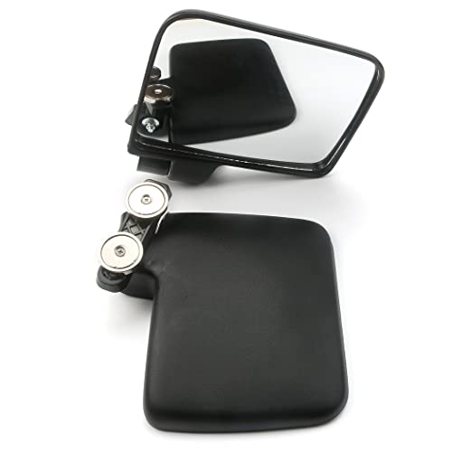 Jetuplusllc Magnetic Mirror Compatible with John Deere Universal 220Lb Tractor/Skid Kubota Mower 2PCS Rated - Image 4