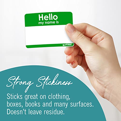 EXTRIC Hello My Name is Stickers, Assorted Color, Name Tag Stickers, 2.25" x 3.5" Name Badge Labels 100 Count, for Classroom, School, Meetings - Image 4