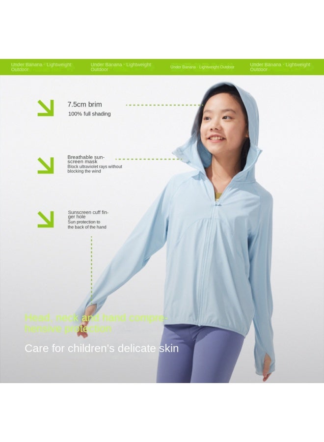 QUICK Dry & Breathable】kids Outdoor Sun Protection Jacket, Boys & Girls Air-conditioning Coat Upf 100+ - Image 5