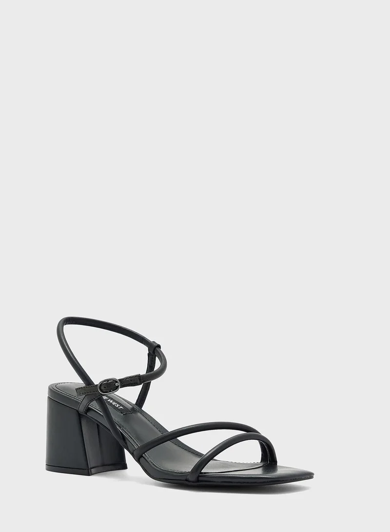 NINE WEST Ankle Strap Low Heel Sandals