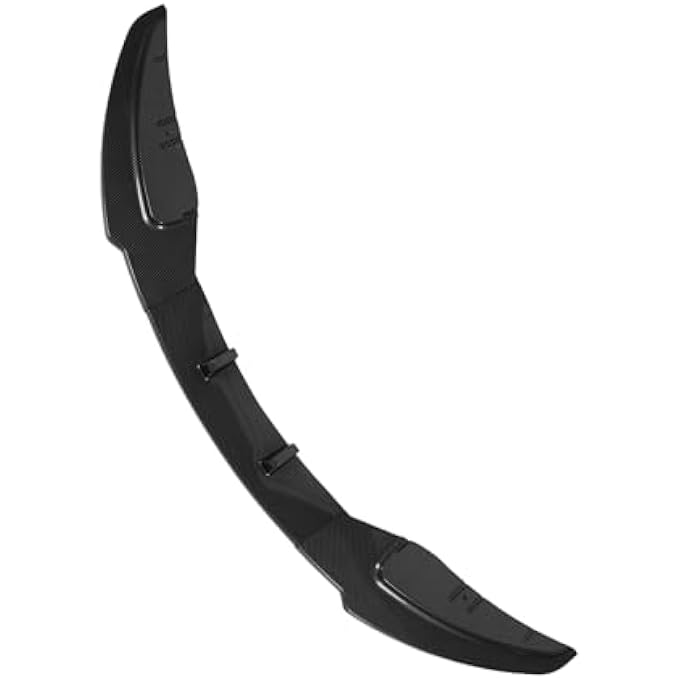 CHICIRIS Sporty Front Bumper Lip Spoiler Diffuser for 1 Series E81 E82 E87 E88 LCI Standard Edition 2008-2011, Easy to Install for DIY Enthusiasts (Carbon Fiber Style) - Image 2