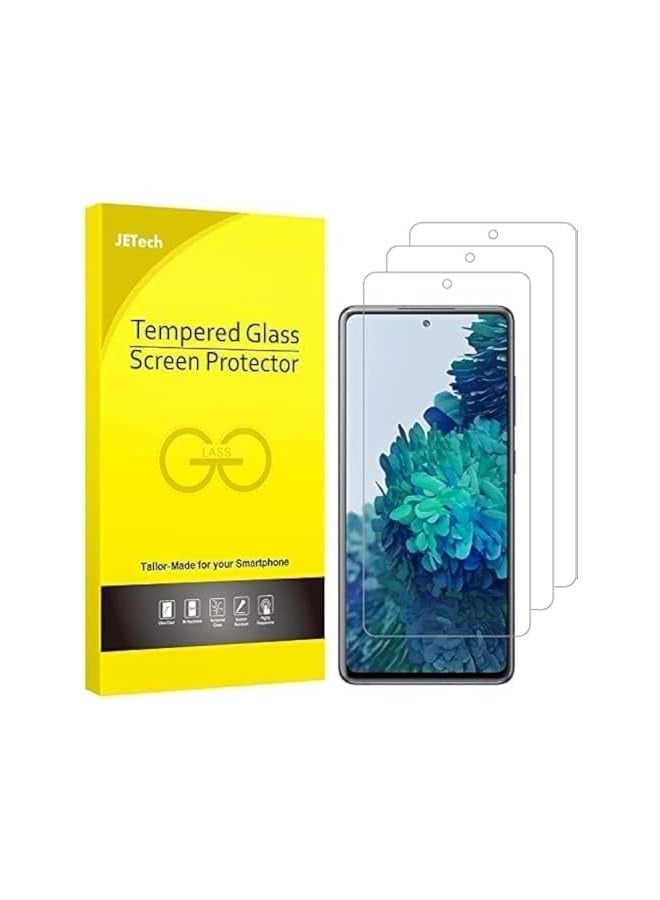 Jetech Screen Protector for Galaxy S20 FE 6.5-Inch, Tempered Glass Film, 3-Pack - Image 1