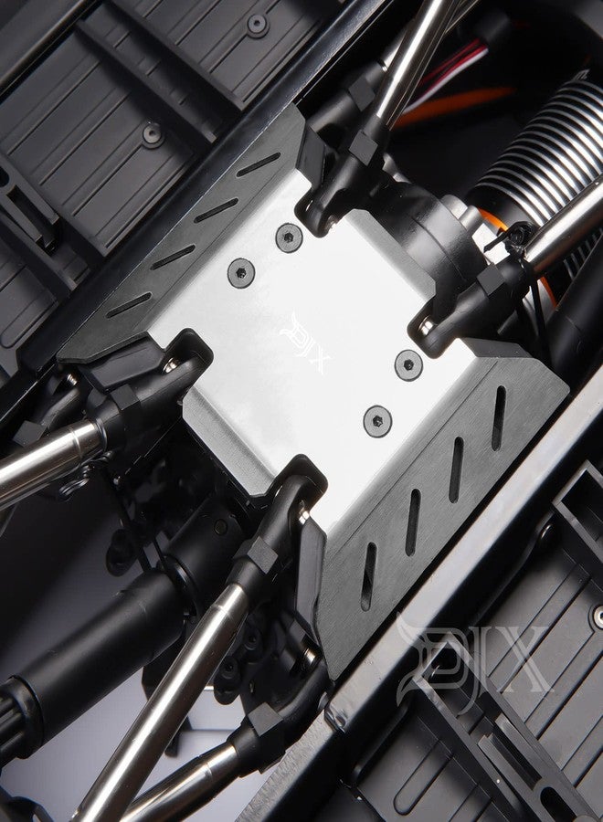 DJX RC 1/6 Axial SCX6 Stainless Steel Chassis Armor Skid Plate Guard Protector Upgrades - Image 4