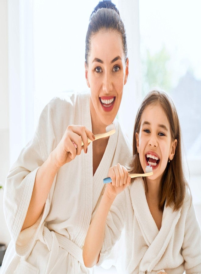 laboos Bamboo Toothbrushes Pack of 4 | eco-Friendly & Biodegradable | Non-Plastic BPA Free Soft Natural Bristles for Gingivitis and Sensitive Teeth | Recyclable Eco Toothbrush Men & Women - Image 5
