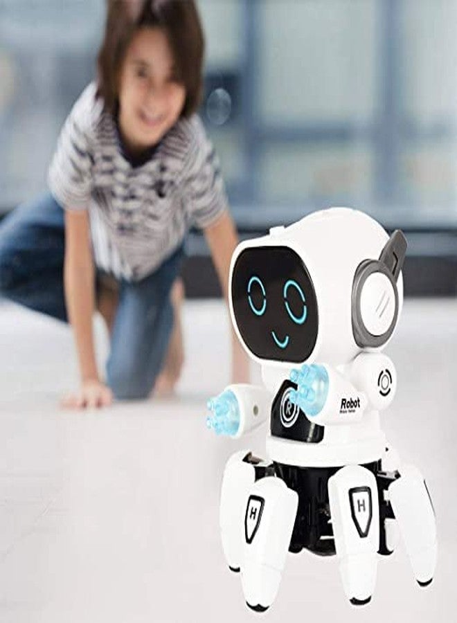 Goyal's Bot Robot Octopus Style | Colorful Lights and Music | All Direction Movement | Dancing Robot Toys for Kids | (White) - Image 3