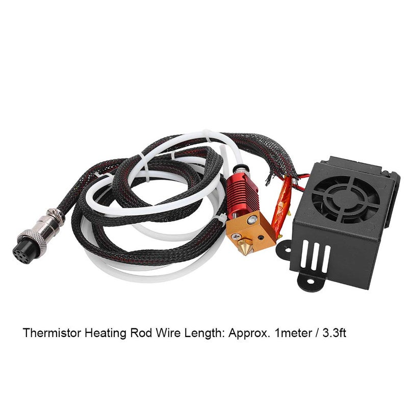 طقم نهاية ساخنة ببثق معدني كامل مع فوهة بديلة لملحق طابعة ثلاثية الأبعاد - Image 3