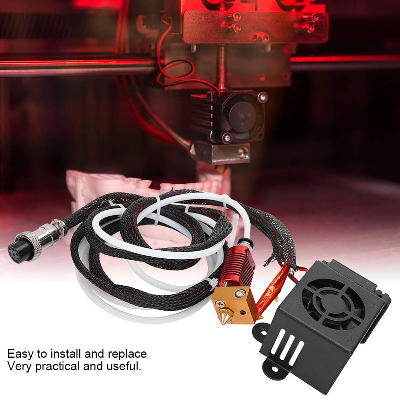 طقم نهاية ساخنة ببثق معدني كامل مع فوهة بديلة لملحق طابعة ثلاثية الأبعاد - Image 5