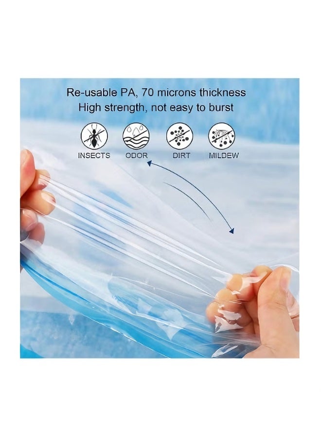 أكنزلмед كيس تخزين الختم القابل لإعادة الاستخدام مع مضخة امتصاص متعددة الألوان 60x80cm - Image 2