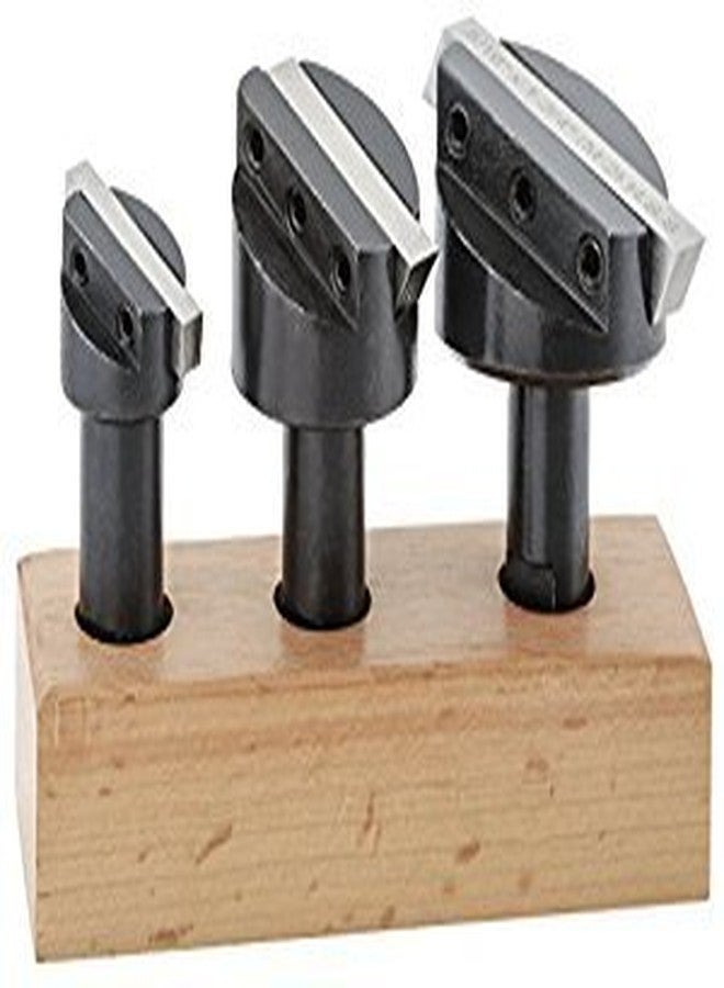 AI Set of 3 Pcs Fly Cutting Tool Set with HSS Bit 1/2" Shank for Lathe Milling
