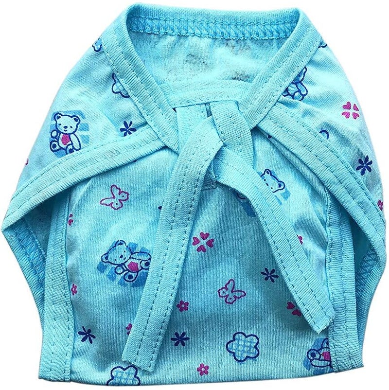 KmCho New Born Baby Jhabla, Nappy, Mittens Cap Hosiery Cloth Set 28 – Soft & Gentle Cotton Essentials for Your Little One - Image 4