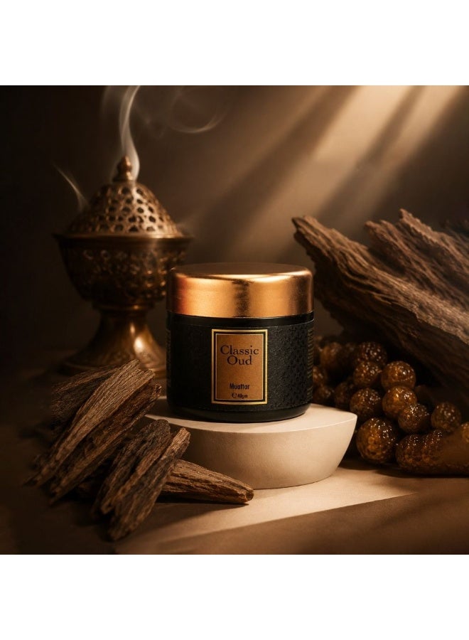 Hamidi Classic Oud Muattar 40Gm, Multi Colour, Perfumed Muattar Home Fragrance For Majlis, For Home Styling, Tabletop Display And Interior Ambience - Image 1