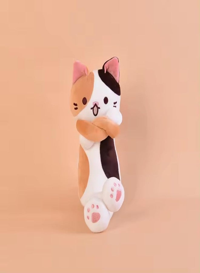 TechMax Solution Brown Black Long Hand Leg Cat Plush Pillow - Image 3