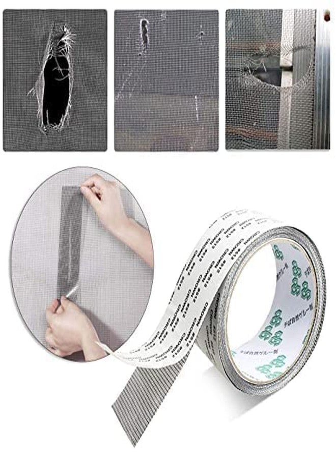 JAY EMPIRE Self‑Adhesive Waterproof Mesh Repair Tape - Fiberglass Screen Patch for Windows, Doors & Mosquito Nets - Instantly Fix Holes & Tears - Image 3