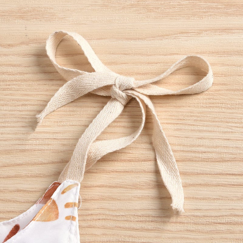 JLKGICF Infant Newborn Baby Girl Floral Romper Kids Spaghetti Strap One Piece Jumpsuit Shorts Summer Overall Clothes (Sunshine#2,0-3 Months,) - Image 2