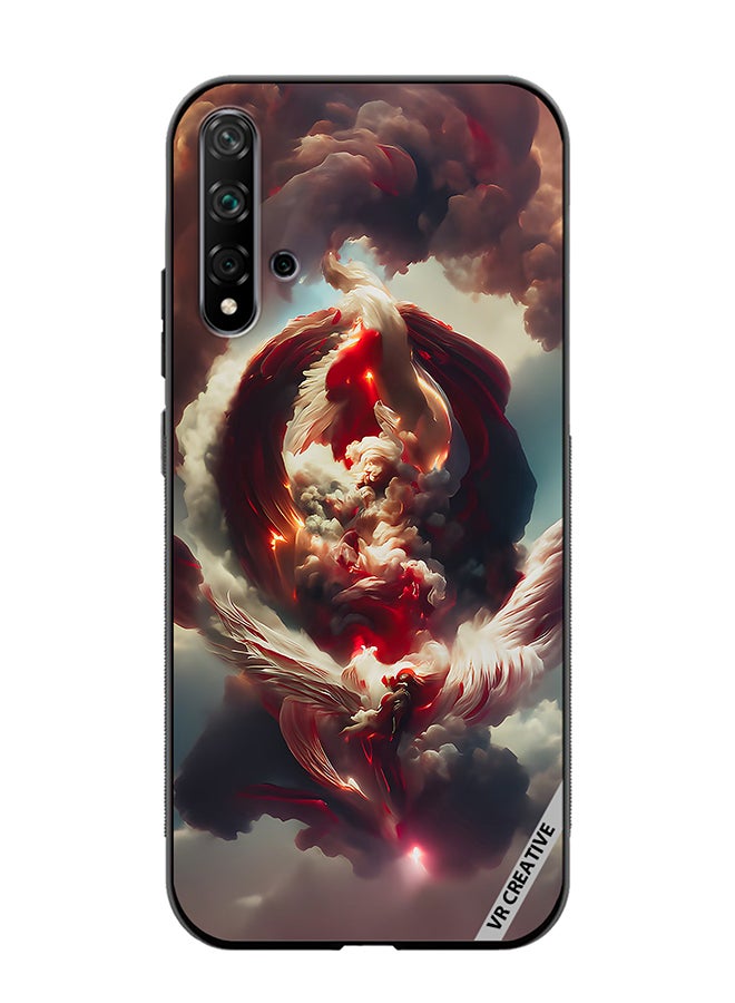 VR CREATIVE Protective Case Cover For Huawei Nova 5T A New Angel Reborn Foundation Design Multicolour - Image 1