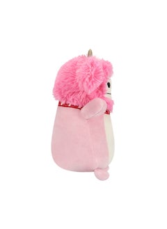Squishmallows 10 inch Pink Bigfoot w/Scarf HugMee , Officially Licensed Kellytoy Plush Toy, Colorful Soft Toy, Gift for Kids, Girls & Boys Washable Squishy Stuff Toy Multicolor All Age  - Image 3