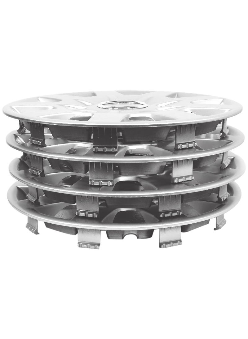 Pistol - 15 inch Car Wheel Cover 15 inch Hubcaps 4 Pcs Set Tires Automotive Hub Wheel Cap ABS Material Wheel Cap - Image 1