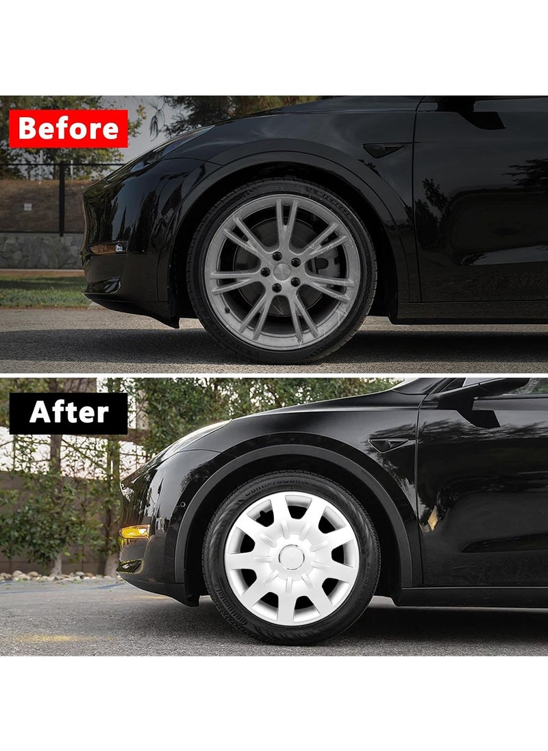 Pistol - 15 inch Car Wheel Cover 15 inch Hubcaps 4 Pcs Set Tires Automotive Hub Wheel Cap ABS Material Wheel Cap - Image 1