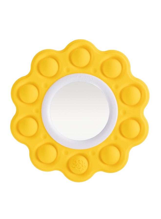 Fat Brain Toys Fat Brain Toys Dimpl Bright - Popping Sensory Toy with Mirror, 10 mos+  - Image 1