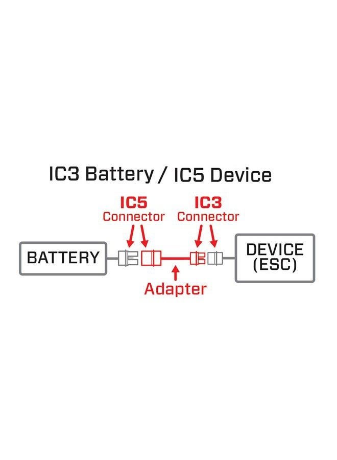 SPEKTRUM محول: جهاز IC5 / بطارية IC3، SPMXCA507 - Image 2