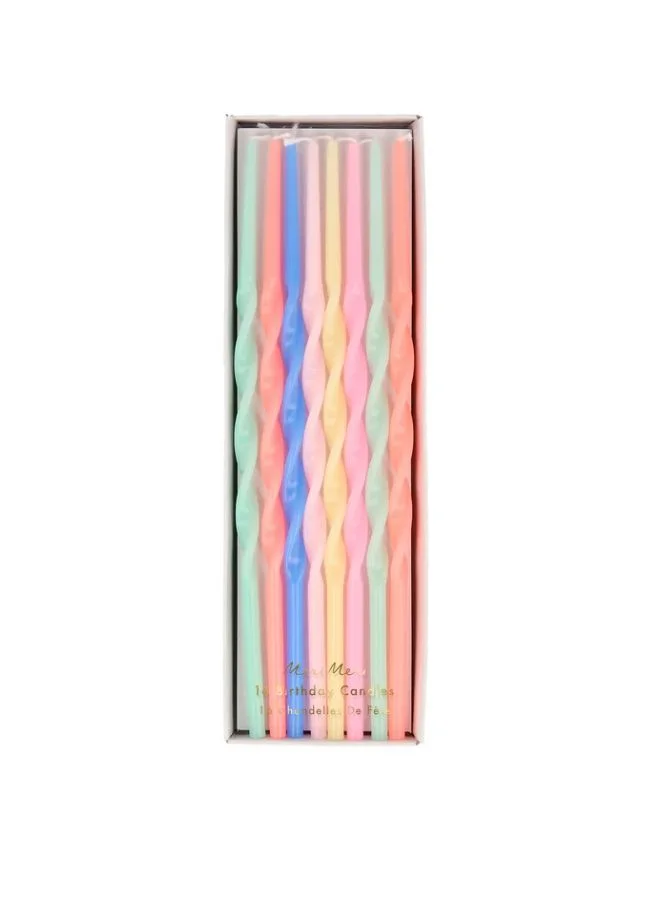 Meri Meri Mixed Twisted Long Candles