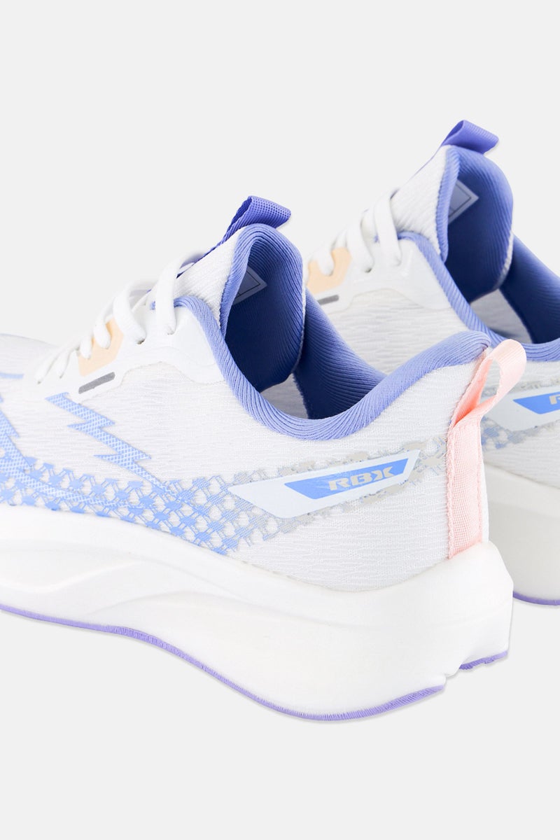 RBX Women Mesh Lace Up Running Shoes, Multicolor - Image 2