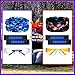 Sosation 24 Sets Nerf Party Supplies for Boys Girls 72 Pcs Gun Party Favors Two Team Nerf War Birthday Pack Safety Glasses Face Mask Wrist Belt Band Accessories Children Kids Toy BulkBlue and Orange - Image 4