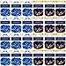 Sosation 24 Sets Nerf Party Supplies for Boys Girls 72 Pcs Gun Party Favors Two Team Nerf War Birthday Pack Safety Glasses Face Mask Wrist Belt Band Accessories Children Kids Toy BulkBlue and Orange - Image 2