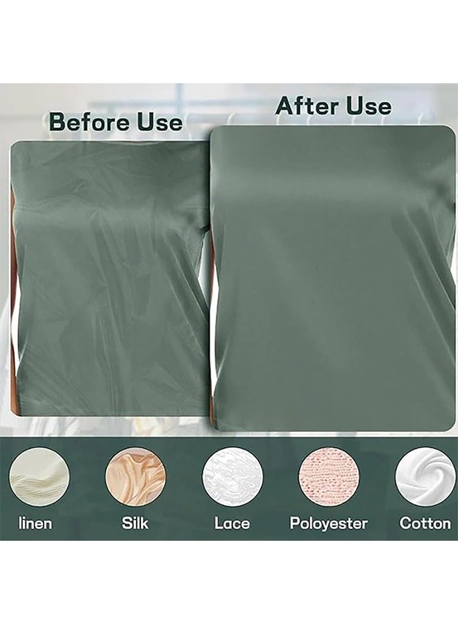Mini Steam Iron, Travel Steamer for Clothes Portable, Foldable, With Handheld Steam, Quick Heat, Perfect For All Types Of Clothes(Green)  - Image 4