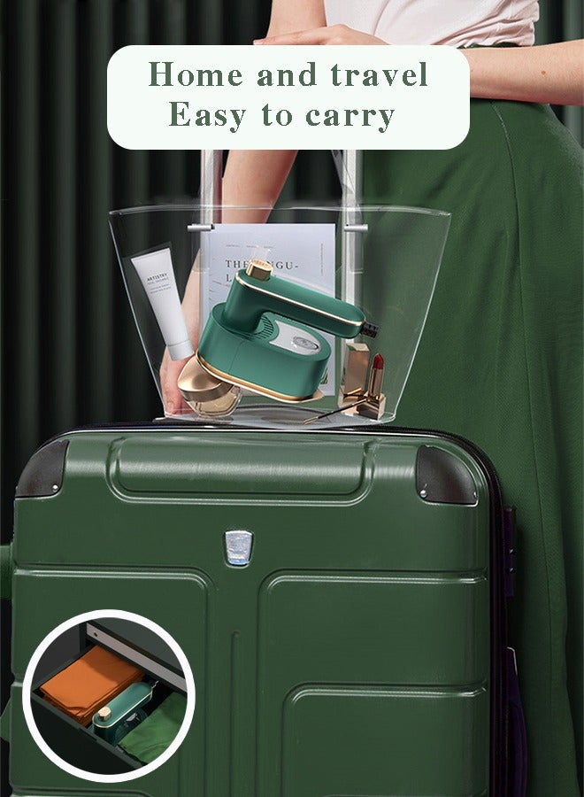 Mini Steam Iron, Travel Steamer for Clothes Portable, Foldable, With Handheld Steam, Quick Heat, Perfect For All Types Of Clothes(Green)  - Image 5